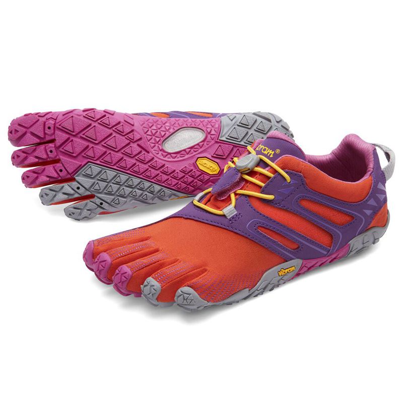 Vibram FiveFingers V-Trail Női Edzőcipő - Narancssárga/Lila OGYY110